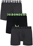 Bonds Men's Underwear Anti-Chafing Boxer Briefs Pack, Chafe Off Men's Boxer Briefs, Viscose/Bamboo Underwear, 3-Pack