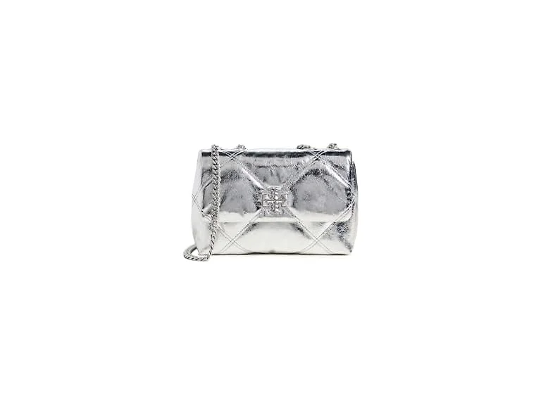 Kira Metallic Diamond Shoulder Bag