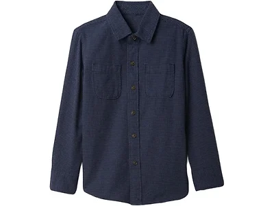 GAP Boys' Flannel Button-Down Shirt (Medium)