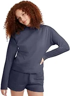Hanes Originals Women's Sweatshirt, Crewneck Sweatshirt for Women, Vintage Washed, Fleece Sweatshirt