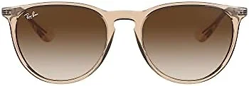 Ray-Ban RB4171 651413 54 54-18-145 Ray-Ban RB4171 Erika Round Sunglasses TRANSPARENT LIGHT BROWN/BROWN GRADIENT DARK BROWN