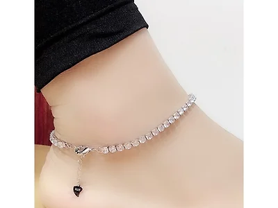 Adjustable Crystal Anklet