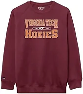 JanSport NCAA Officially Licensed Rival Crew Sweatshirt, Long Sleeve Graphic Pullover for Men & Women, Cotton-Polyester Blend Featuring Collegiate Design & Easy-On Style for Game Days, or Travel