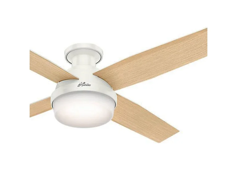 Hunter Fan 52" Light Kit, Fresh White