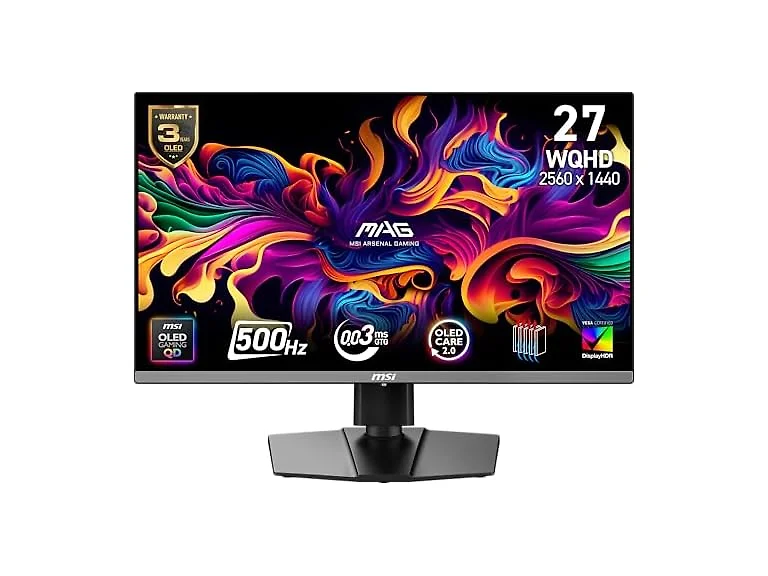 MSI 27" QHD Monitor | MAG 272QP QD-OLED X50