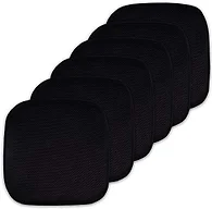 Sweet Home Collection SHC-CPMF-6PK-BLACK 6-Pack Hone