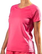 Kanu Surf Women's CB UPF 50+ Swim Tee, Coral, Medium