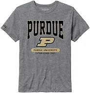 JanSport NCAA Officially Licensed Pregame Short Sleeve T Shirt for Men, Soft & Breathable Triblend Crewneck T Shirt with Graphic Detailing, Everyday University Fan Apparel