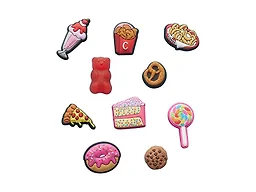 Crocs Jibbitz SHOE ACCESSORY 10-Packs | Jibbitz for Crocs, Food Lover, Small