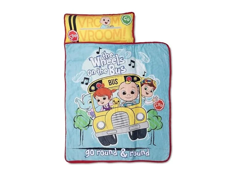 CoComelon Kids Nap-Mat Set Pink