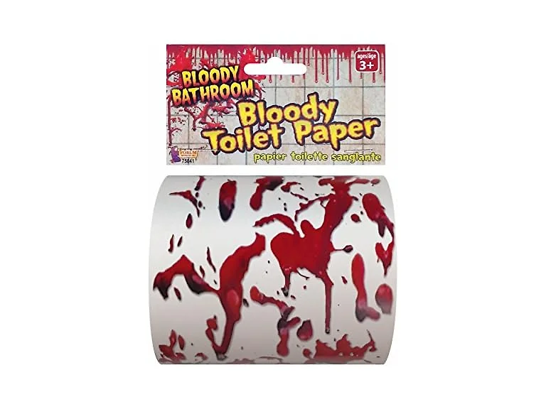 Forum Novelties Red Bloody Bathroom Toilet Paper