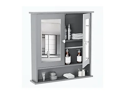 Lifetime Home Modern Bath Wall Cabinet