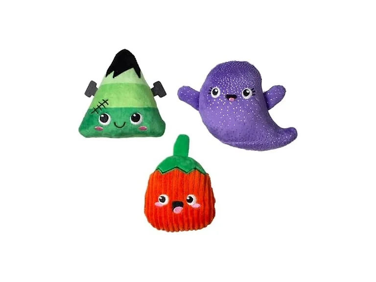 Fringe Studio Small Plush Dog Toy Set, Spooky Squad