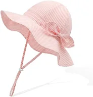RIVBOS Toddler Sun Hat UPF 50+ Wide Brim Baby Bucket Hat for Boys Girls