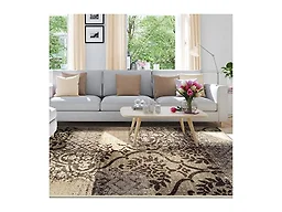 Superior 8X10RUG-BRISTOL-BIBR 8'x10' Distressed Abstract Dam