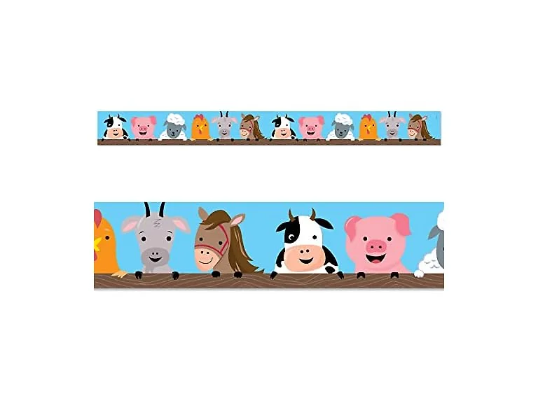 CTP Farm Faces EZ Border for Classroom Bulletin Board Border