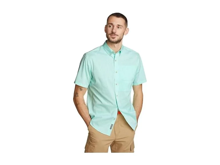 Eddie Bauer Men Voyager Flex Short-sleeve Shirt