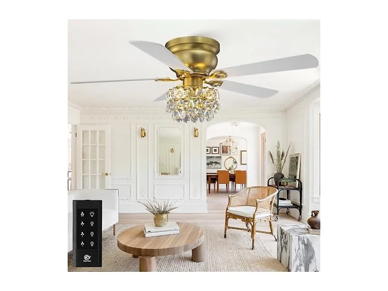 Parrot Uncle F5002 48" Flush Mount Ceiling Fan