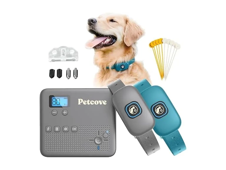PetCove PawGuard 2-Dog Wireless Dog Fence & Training Collar