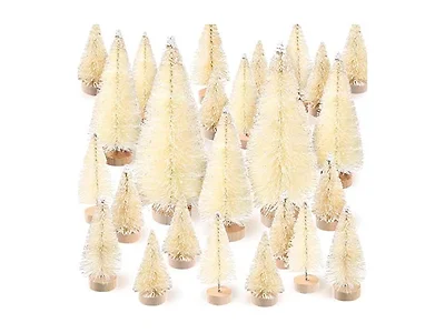 SATINIOR Chuangchou 60 Pieces Artificial Mini Sisal Trees