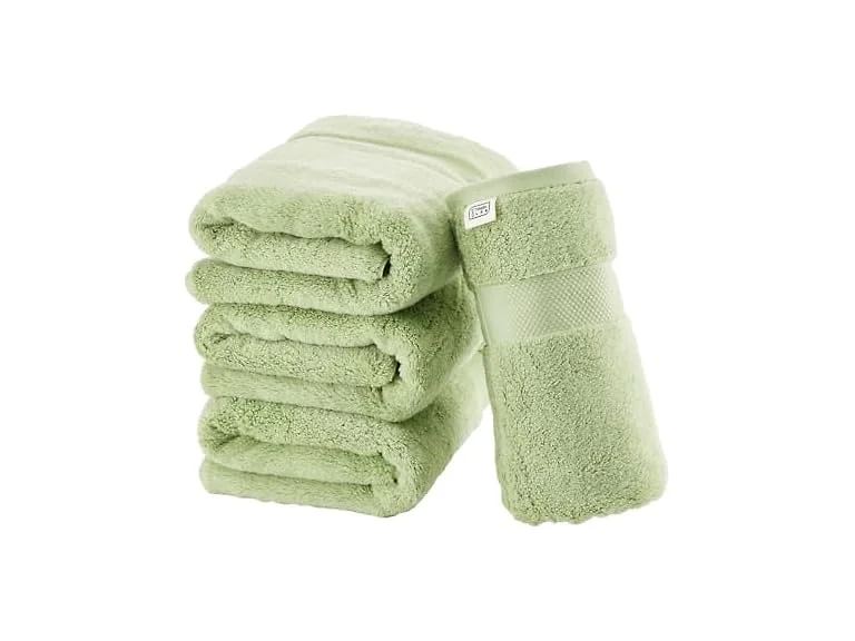 Towel Laboratory Luxury Bath Towel (30x54 inches) Matcha 4PK