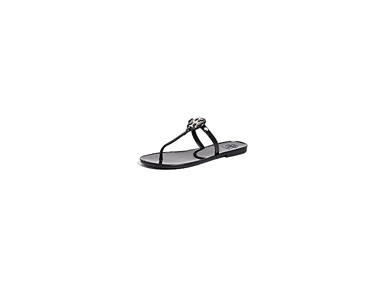 Tory Burch Mini Miller Flip Flops Black
