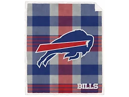 NFL Team Classic Plaid Blanket - Buffalo Bills