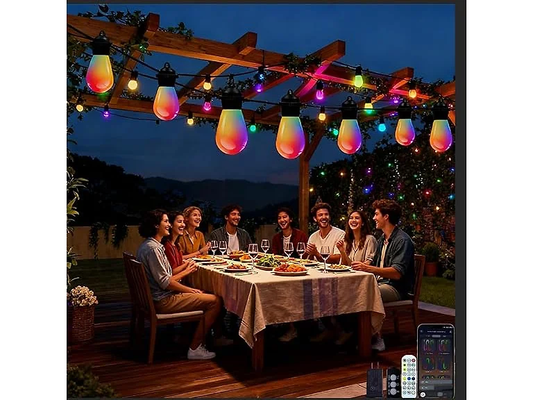 AurNyvaMay Smart S14 String Lights IP67