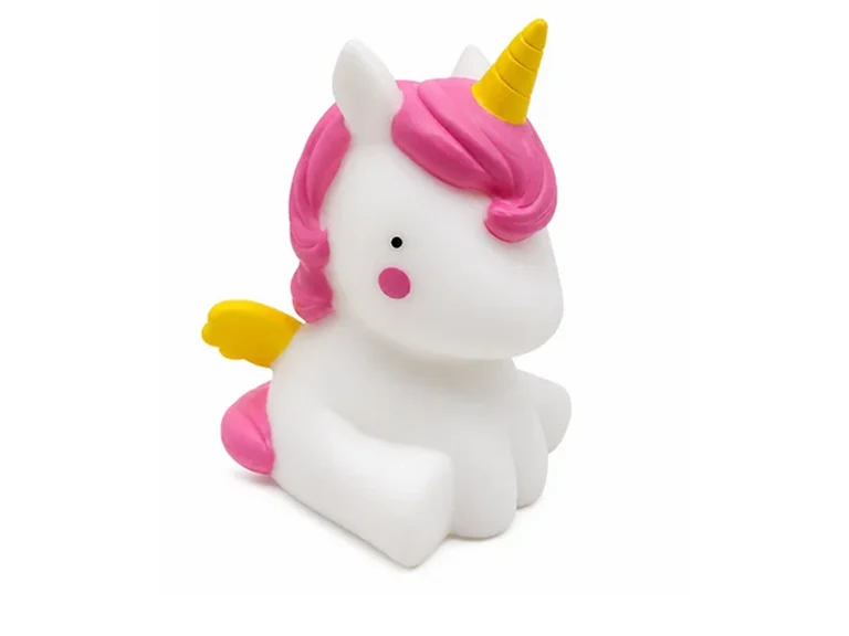 Unicorn Shaped Night Light Softly Glowing LED Lamp