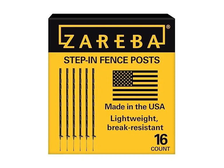 Zareba 4-Foot Step-in Electric Fence Posts