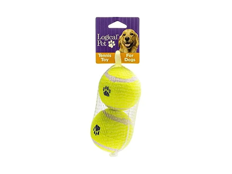 Pet Factory 2-Pack Logical Pet 2.5" Tennis Balls