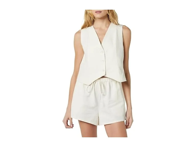 The Drop ESMA Linen Vest