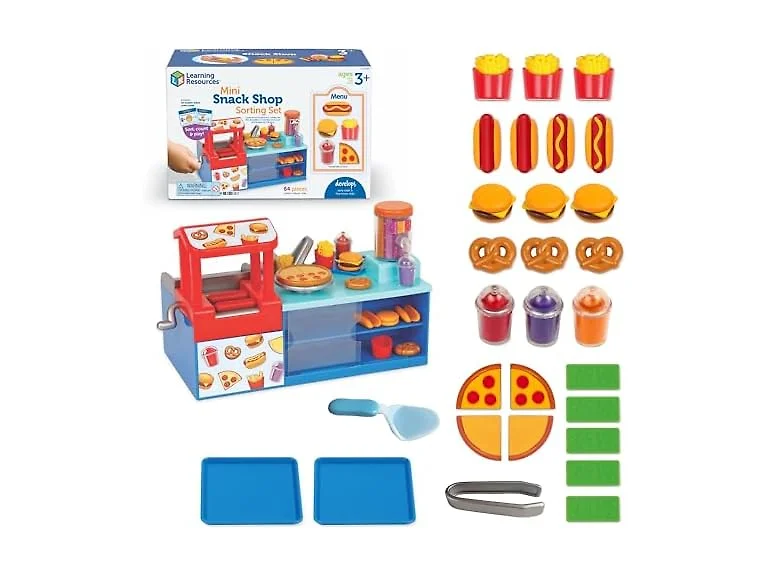 Learning Resources Mini Snack Shop Sorting Set