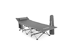 Folding Camping Cot - Grey