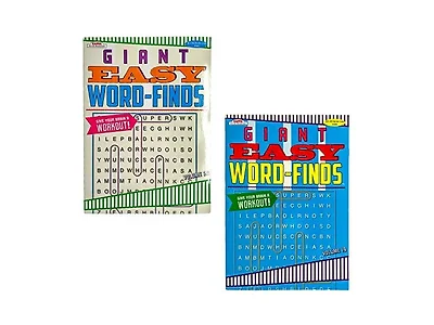 DollarItemDirect Word Finds Giant Easy 96PG 2ASST in 24PC PDQ, Case Pack of 24