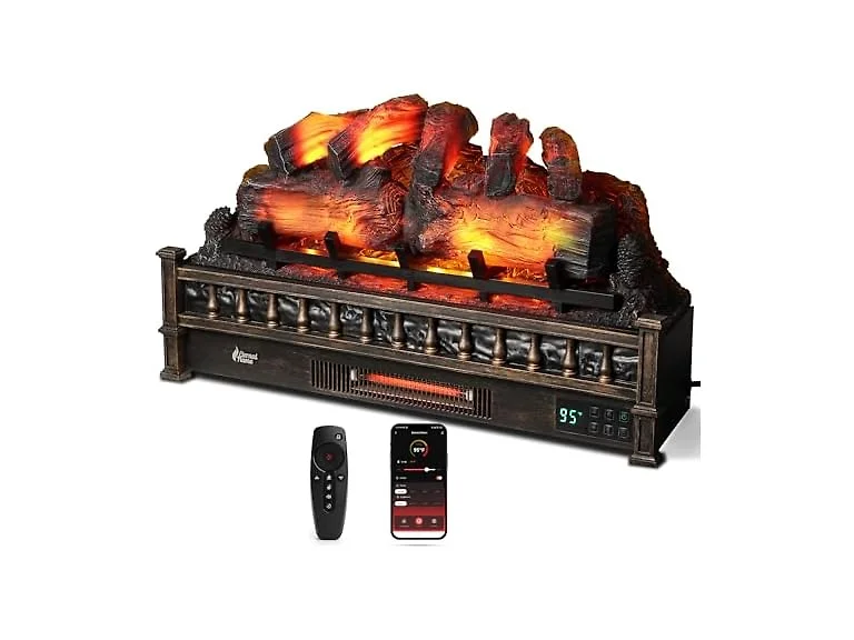 TURBRO 30-in Smart Fireplace, Bronze