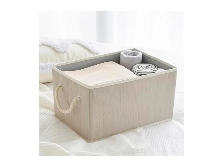 CROS Storage Baskets for Shelves 2 Pack, Clay