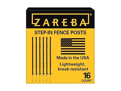 Zareba 4-Foot Step-in Electric Fence Posts
