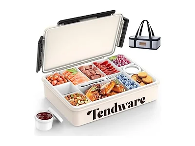 TENDWARE LIFE Tray: Chilled Portable Snackle Box Container
