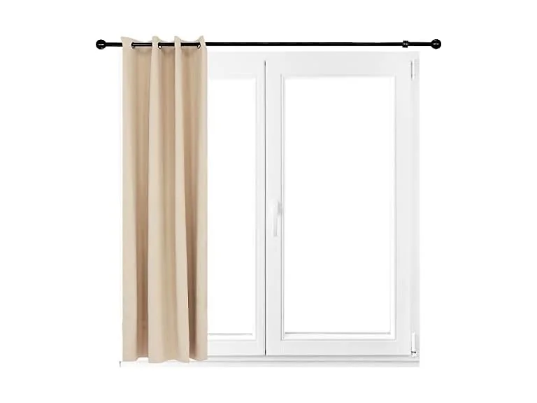 Sunnydaze Decor SNR-610 Blackout Curtain 52x108 Beige