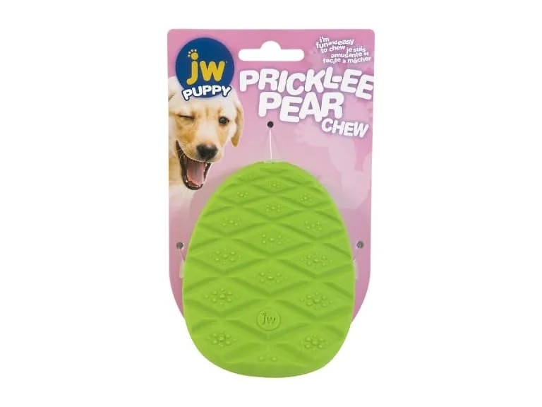 JW Prickl-ee Pear Puppy Teether Chew Toy