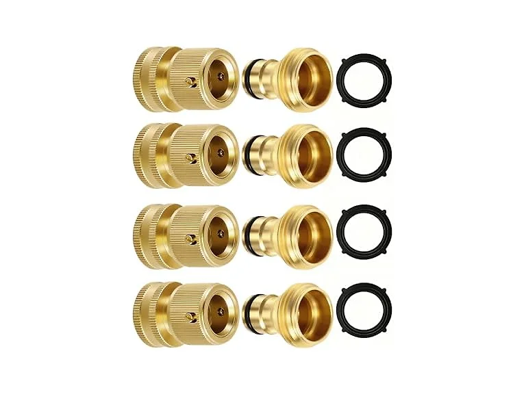 RAINPOINT Brass Hose Fittings 4-Set