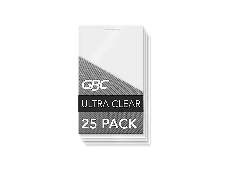 GBC Laminating Sheets, Thermal Laminating Pouches 25Pk