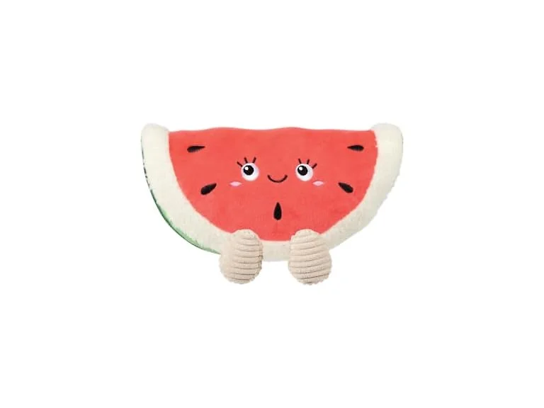 Fringe Studio Seed the Day! Plush Dog Toy, Watermelon