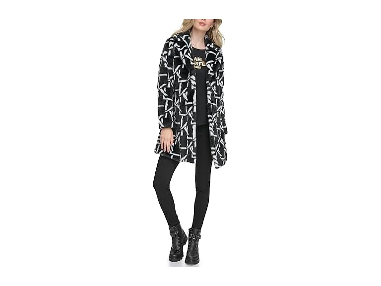 Karl Lagerfeld Paris Women's Faux Fur
