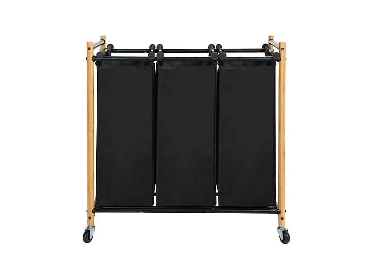 STORAGEIDEAS Laundry Sorter Hamper with Wheels
