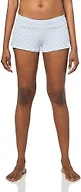 florence by mills Women's Do Not Disturb Cozy Ribbed Modal Sleep Short, Endless Sky Stripe, Small