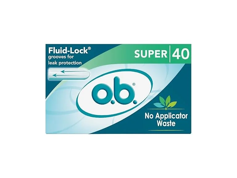 o.b. No Applicator Tampons Super Fragrance Free
