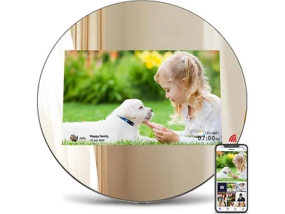 ThankVip Mirrored Digital Picture Frame | 10.1in