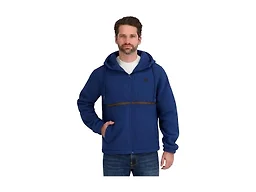 Billabong Mens Sherpa Bonded Polar Fleece Hoodie Jacket, Dusty Blue, L